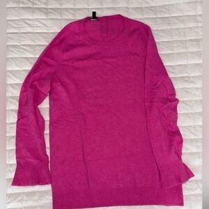 Vibrant Pink Long Sleeve Sweater